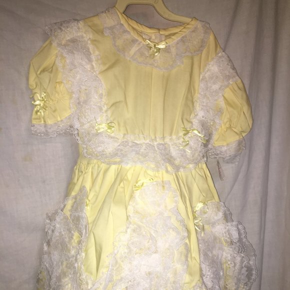 AMAZING YELLOW DRESS BY ME AND MARYBETH SIZE 8 NEW